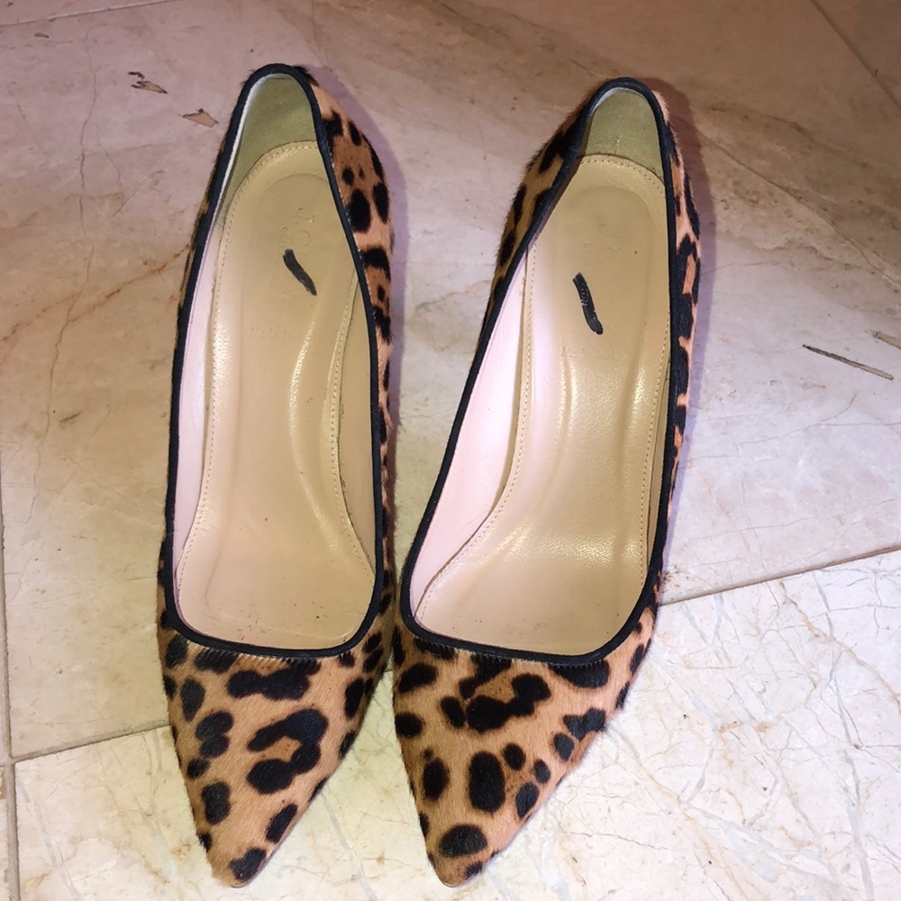 Jcrew Elsie CalfHair Pumps size 9